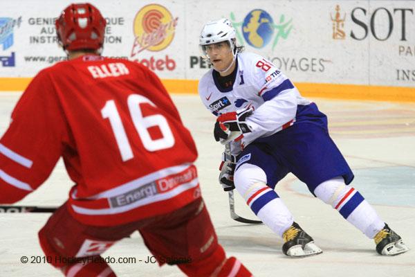 Photo hockey Equipes de France - Equipes de France - France-Danemark: une défaite ni plus ni moins