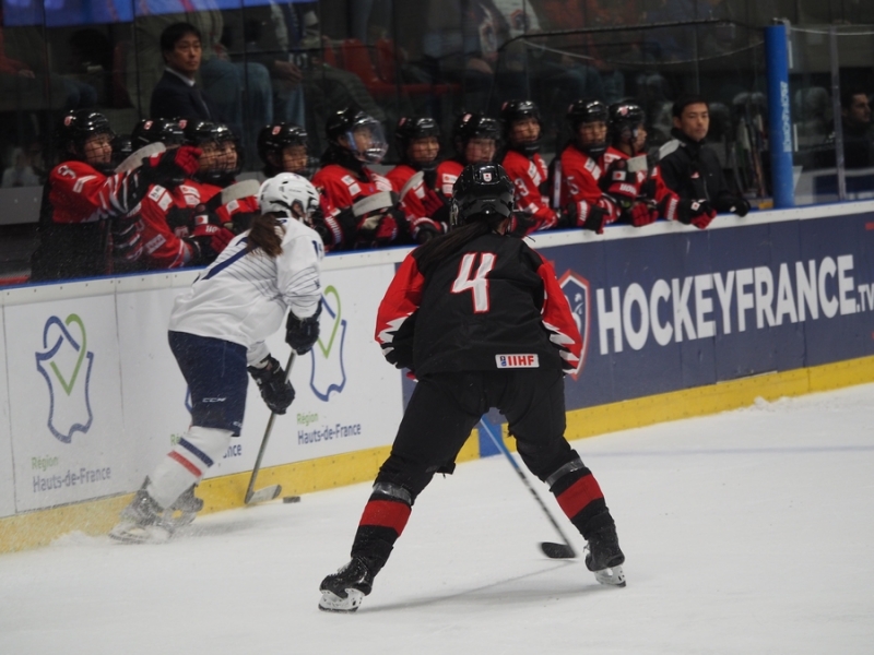Photo hockey Equipes de France - Equipes de France - Les Bleues s’inclinent aux prolongations face au Japon 