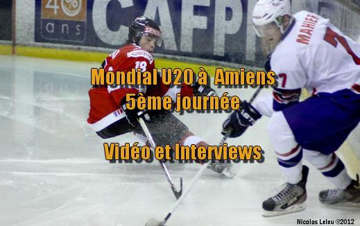 Photo hockey Equipes de France - Equipes de France - Mondial U20 - Vidéo J5 et interviews