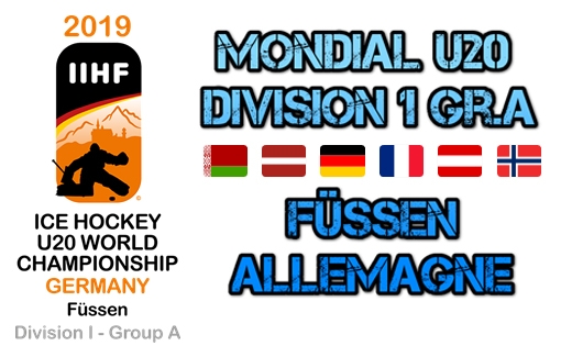 Photo hockey Equipes de France - Equipes de France - Mondial U20 D1 Groupe A - 4e journée