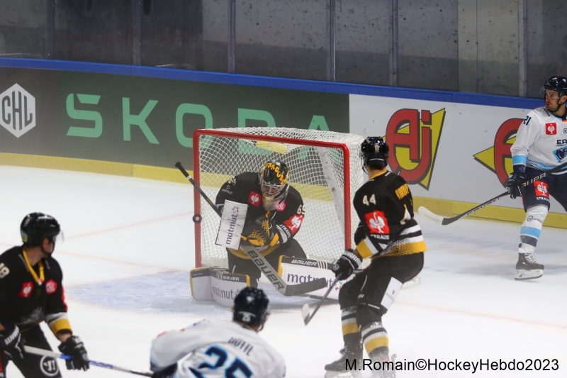 Photo hockey Europe : Continental Cup - CHL -  : Rouen vs Ingolstadt  - CHL : Défaite logique des Dragons
