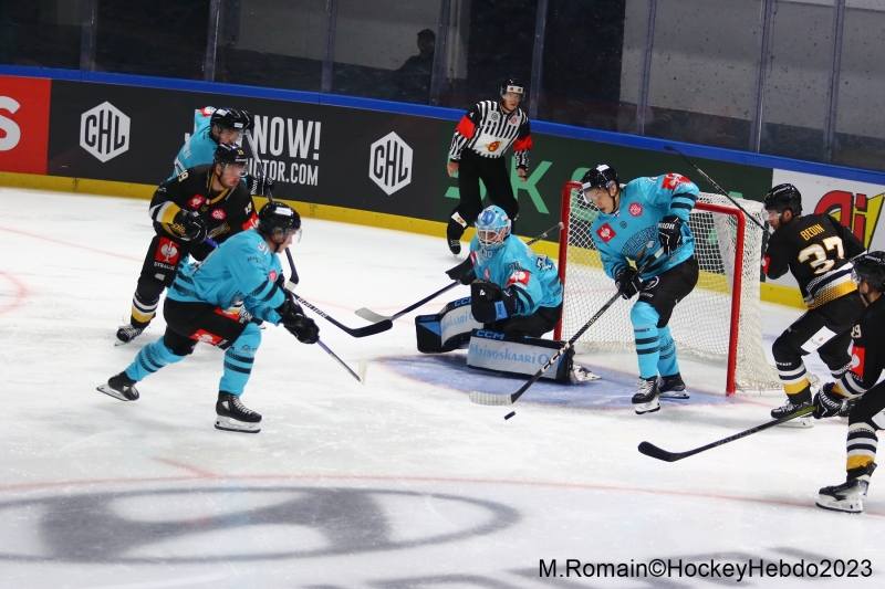 Photo hockey Europe : Continental Cup - CHL -  : Rouen vs Lahti  - CHL : La marche était trop haute pour les Dragons