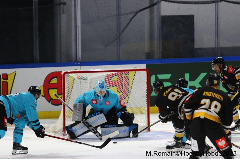 Photo hockey Europe : Continental Cup - CHL -  : Rouen vs Lahti  - CHL : La marche était trop haute pour les Dragons