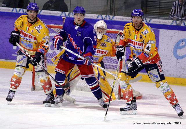 Photo hockey Europe : Continental Cup - CHL - Europe : Continental Cup - CHL : Rouen (Les Dragons) - Asiago et le réalisme de Minsk. 