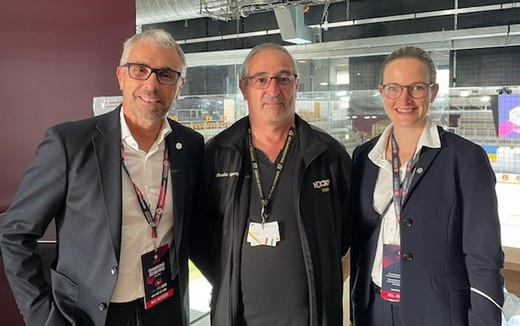 Photo hockey Europe : Continental Cup - CHL - Europe : Continental Cup - CHL : Rouen (Les Dragons) - CHL : Interview du Président de la CHL