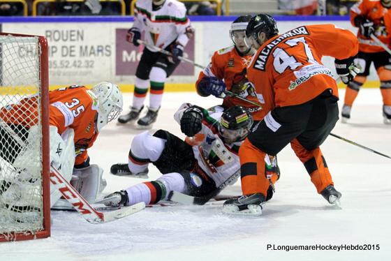 Photo hockey Europe : Continental Cup - CHL - Europe : Continental Cup - CHL : Rouen (Les Dragons) - Continental Cup J2 Match 3 : Au bout du suspense  