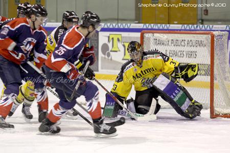 Photo hockey Europe : Continental Cup - CHL - Europe : Continental Cup - CHL : Rouen (Les Dragons) - Hockey : Conti Cup, Les Dragons restent maîtres du jeu