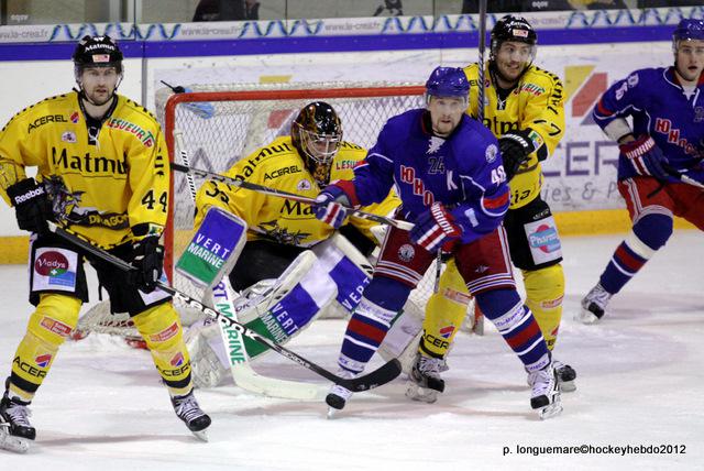 Photo hockey Europe : Continental Cup - CHL - Europe : Continental Cup - CHL : Rouen (Les Dragons) - Les Dragons chutent mais espèrent.