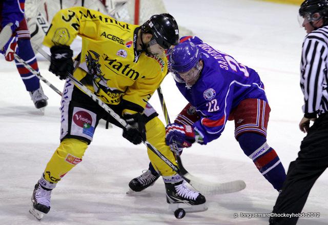 Photo hockey Europe : Continental Cup - CHL - Europe : Continental Cup - CHL : Rouen (Les Dragons) - Les Dragons chutent mais espèrent.