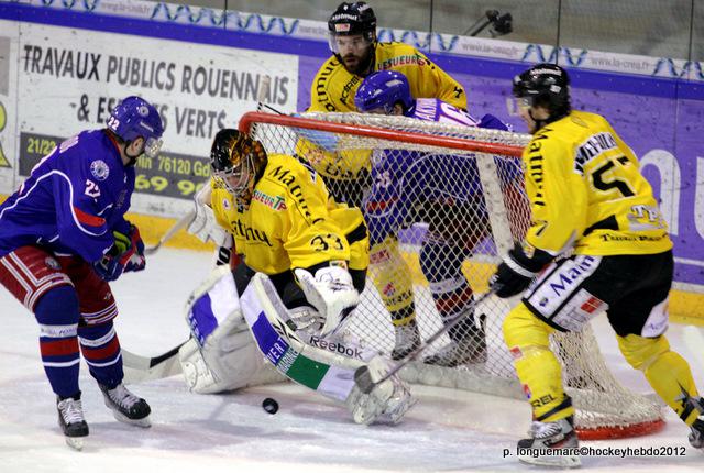 Photo hockey Europe : Continental Cup - CHL - Europe : Continental Cup - CHL : Rouen (Les Dragons) - Les Dragons chutent mais espèrent.