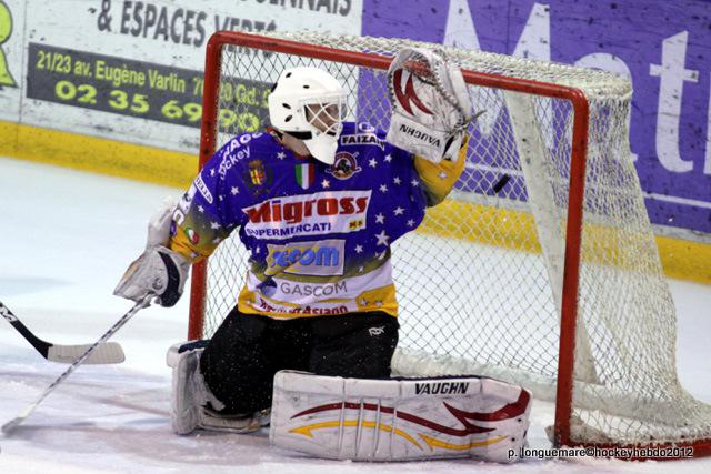Photo hockey Europe : Continental Cup - CHL - Europe : Continental Cup - CHL : Rouen (Les Dragons) - Les Dragons remportent la première bataille.