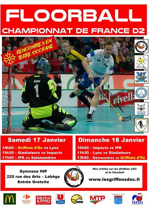 Photo hockey Floorball  - Floorball  - Floorball : 2ème week-end de championnat D2C Poule Sud-Ouest 2014-2015 