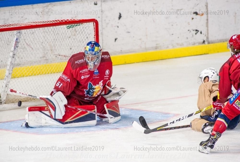 Photo hockey Hockey en Europe -  : Grenoble  vs La Chaux-de-Fonds - L’efficacité encore en vacances
