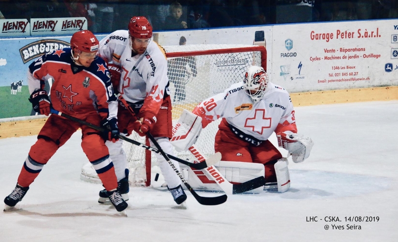 Photo hockey Hockey en Europe -  : Lausanne vs CSKA Moscou - Hockeyades 2019: Moscou comme à la maison