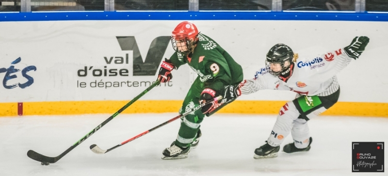 Photo hockey Hockey en France -  : Cergy-Pontoise / Féminin vs Amiens / Féminin - Féminin élite : Cergy réussit sa rentrée