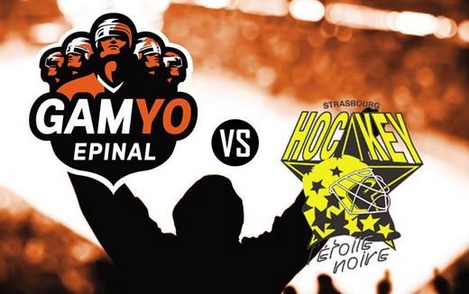 Photo hockey Hockey en France -  : Epinal  vs Strasbourg  - Amical : Strasbourg vient à bout d
