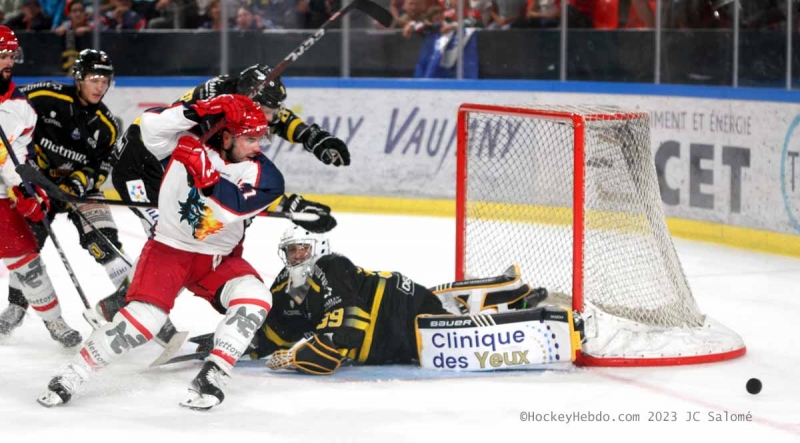 Photo hockey Hockey en France -  : Grenoble  vs Rouen - Première prestation grenobloise convaincante