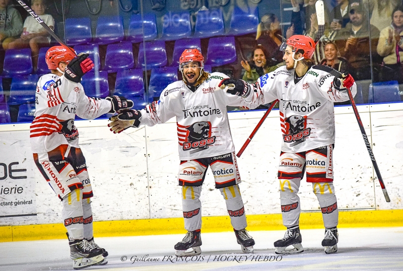 Photo hockey Hockey en France -  : Nantes vs Cholet  - Nantes monte en régime face aux dogs Cholet 