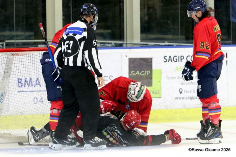 Photo hockey Hockey en France -  : Nice vs Briançon  - Nice s