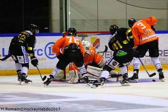 Photo hockey Hockey en France -  : Rouen vs Amiens  - Rouen - Amiens : Rouen en rodage ?