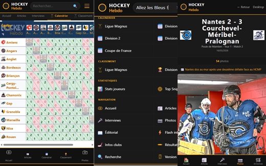 Photo hockey Hockey en France - Hockey en France - Hockey Hebdo passe au mobile ! 