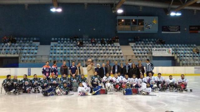 Photo hockey Hockey en France - Hockey en France : Rouen (Les Dragons) - Hockey luge à Rouen.