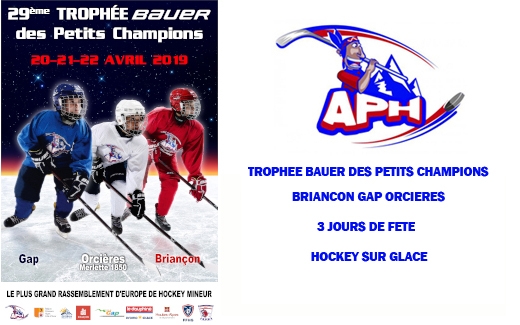 Photo hockey Hockey Mineur - Hockey Mineur : Gap (Association Promotion du Hockey sur glace) - Trophée Bauer des Petits Champions 2019 - 29ème édition