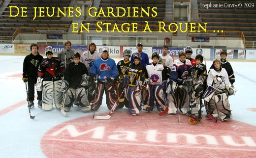 Photo hockey Hockey Mineur - Hockey Mineur : Rouen II (Dragons Académie) - De jeunes gardiens en stage à Rouen