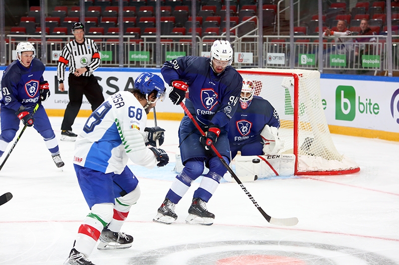 Photo hockey Jeux olympiques -  : France (FRA) vs Italie (ITA) - TQO : La France poursuit son rêve Olympique !