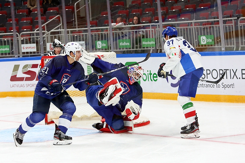 Photo hockey Jeux olympiques -  : France (FRA) vs Italie (ITA) - TQO : La France poursuit son rêve Olympique !