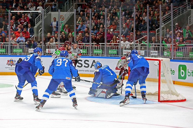 Photo hockey Jeux olympiques -  : Italie (ITA) vs Lettonie (LAT) - TQO : Une Lettonie « 6 » convaincante !