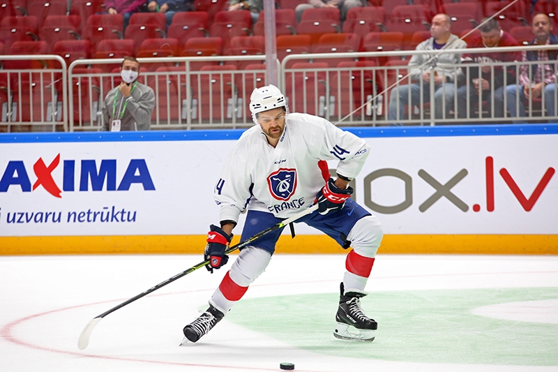 Photo hockey Jeux olympiques -  : Lettonie (LAT) vs France (FRA) - TQO : La Lettonie ira aux Jeux !