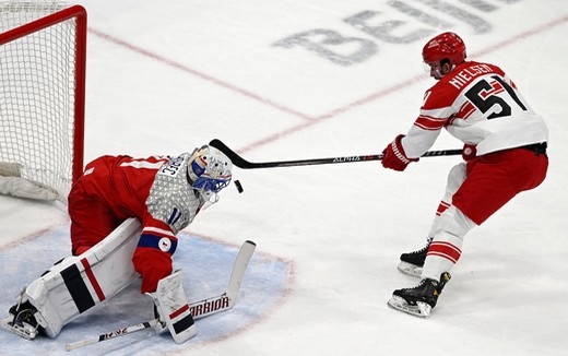 Photo hockey Jeux olympiques -  : République Tchèque (CZE) vs Danemark (DEN) - Historique !