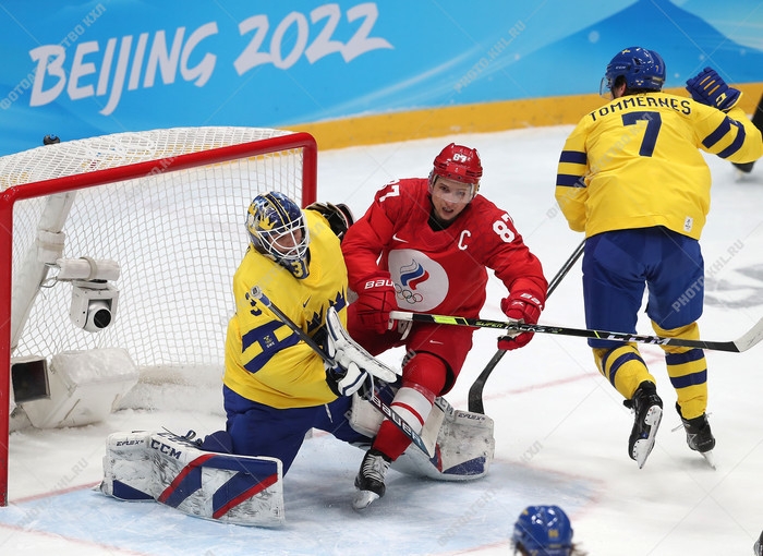 Photo hockey Jeux olympiques -  : Russie (RUS) vs Suède (SWE) - Une demi-finale éblouissante