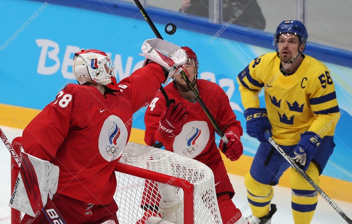 Photo hockey Jeux olympiques -  : Russie (RUS) vs Suède (SWE) - Une demi-finale éblouissante
