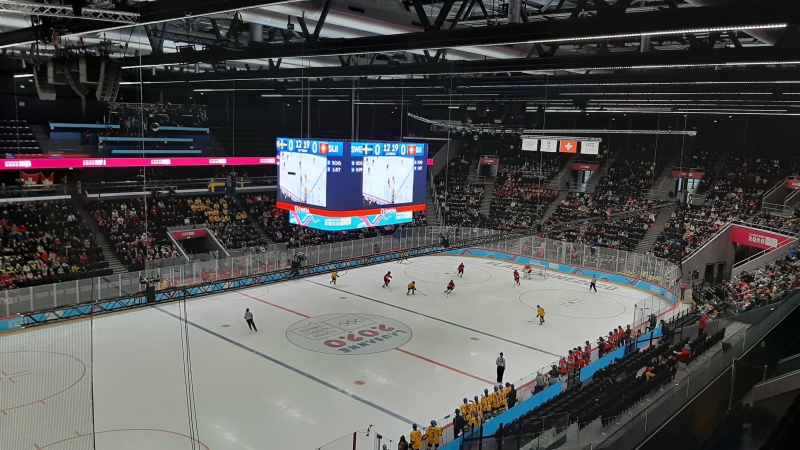 Photo hockey Jeux olympiques -  : Suède (SWE) vs Suisse (SUI) - Toujours la Suède