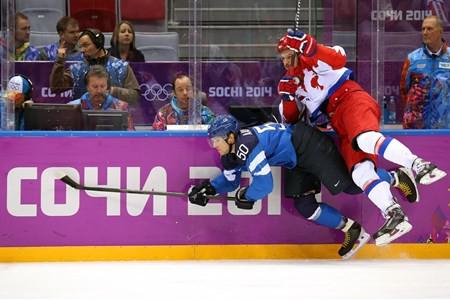 Photo hockey Jeux olympiques - Jeux olympiques - JO : Finlande - Russie : L