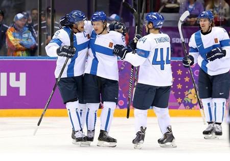 Photo hockey Jeux olympiques - Jeux olympiques - JO : Finlande vs Autriche - Logique mais pas aisé