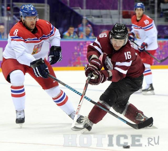Photo hockey Jeux olympiques - Jeux olympiques - JO : Rép. Tchèque vs - Lettonie - Les Tchèques rebondissent