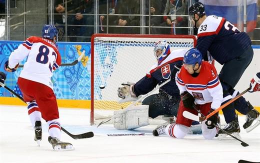 Photo hockey Jeux olympiques - Jeux olympiques - JO : Rep.Tchèque - Slovaquie : Epique !