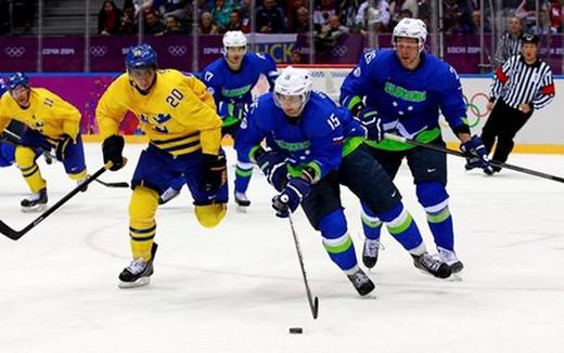 Photo hockey Jeux olympiques - Jeux olympiques - JO : Suède - Slovénie : Logique et tragique