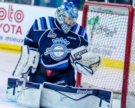 Photo hockey LHJMQ - Ligue de Hockey Junior Majeur du Québec - LHJMQ - Ligue de Hockey Junior Majeur du Québec - LHJMQ : Un gardien première étoile