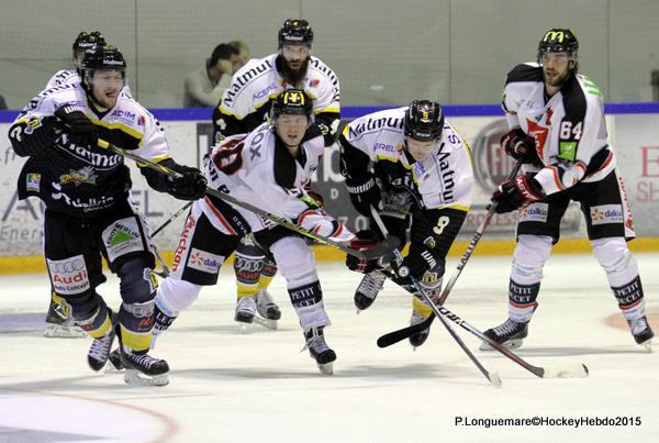 Photo hockey Ligue Magnus - Coupe de la Ligue : 1/8 ème, 5ème journée : Rouen vs Amiens  - Les Dragons tiennent leur revanche
