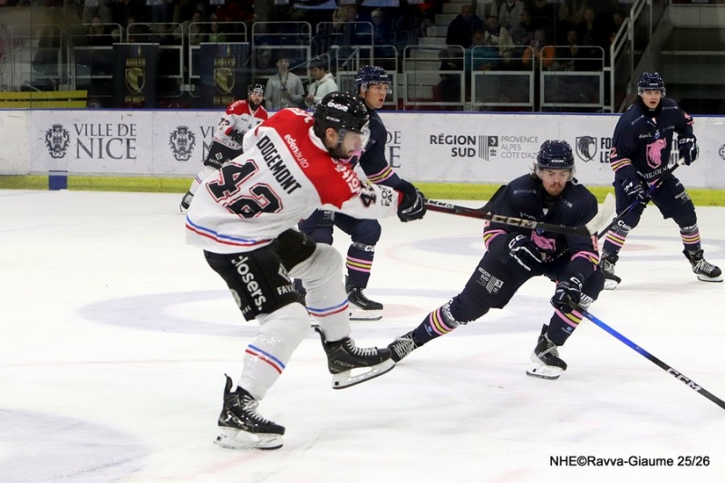 Photo hockey Ligue Magnus - Ligue Magnus  : 10ème journée : Nice vs Bordeaux - les Aigles aux forceps