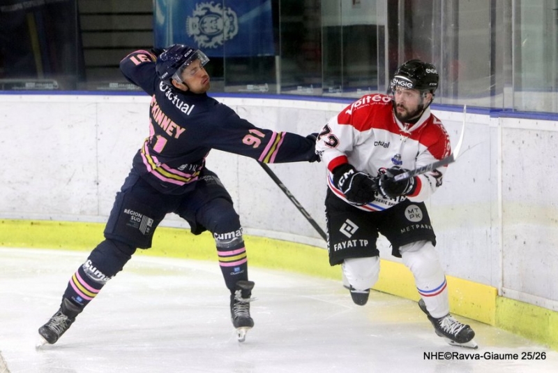 Photo hockey Ligue Magnus - Ligue Magnus  : 10ème journée : Nice vs Bordeaux - les Aigles aux forceps