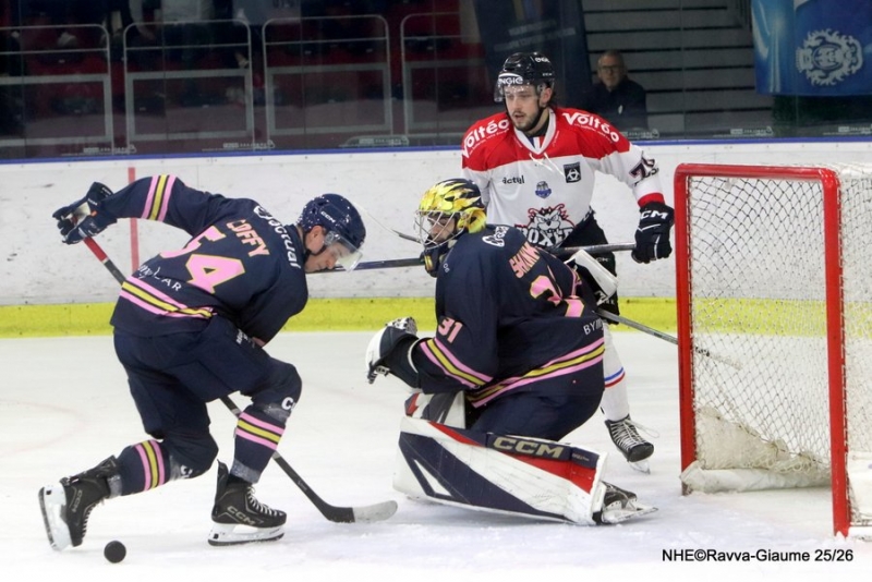 Photo hockey Ligue Magnus - Ligue Magnus  : 10ème journée : Nice vs Bordeaux - les Aigles aux forceps