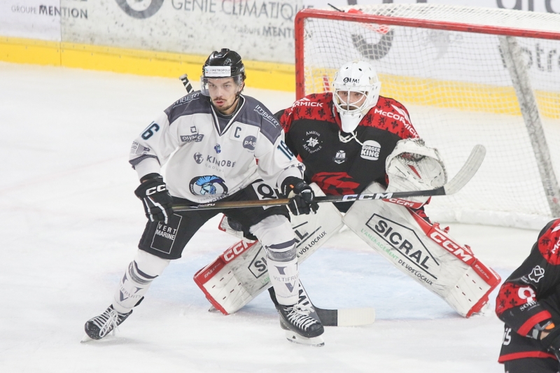 Photo hockey Ligue Magnus - Ligue Magnus  : 11ème journée : Amiens  vs Marseille - Marseille renverse Amiens au bout du suspense