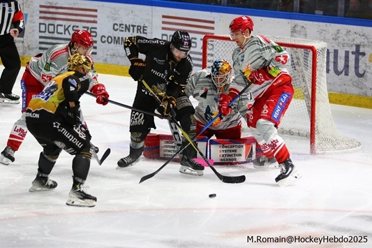 Photo hockey Ligue Magnus - Ligue Magnus  : 11ème journée : Rouen vs Grenoble  - Grenoble emporte le duel au sommet.