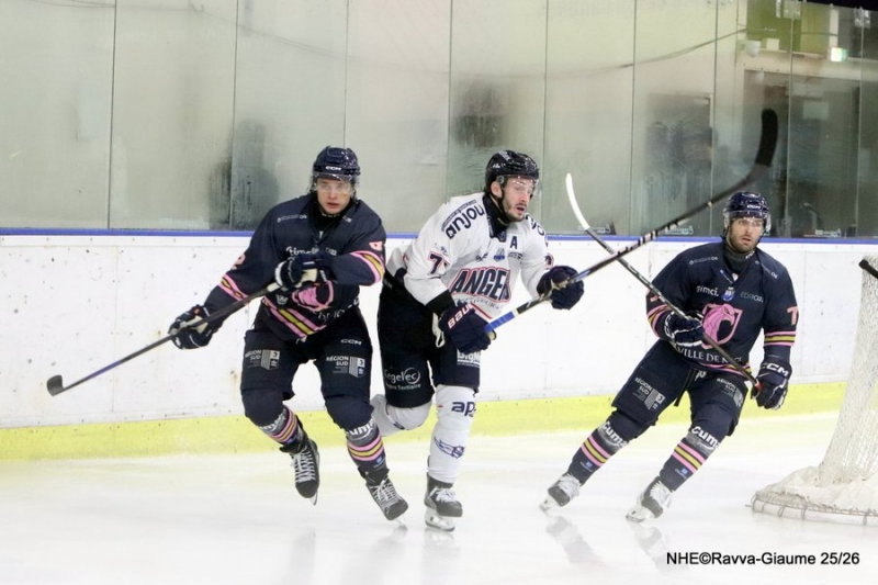 Photo hockey Ligue Magnus - Ligue Magnus  : 12ème journée : Nice vs Angers  - les Aigles en perdition