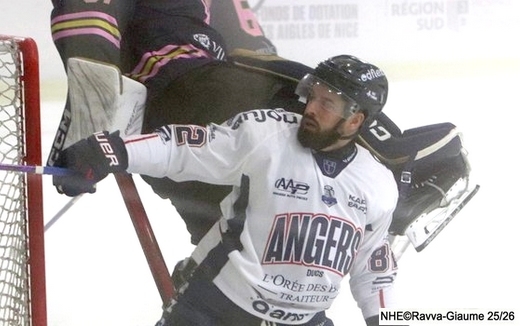 Photo hockey Ligue Magnus - Ligue Magnus  : 12ème journée : Nice vs Angers  - les Aigles en perdition
